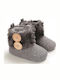 Babykids Lange Kinder Haussocken Gray