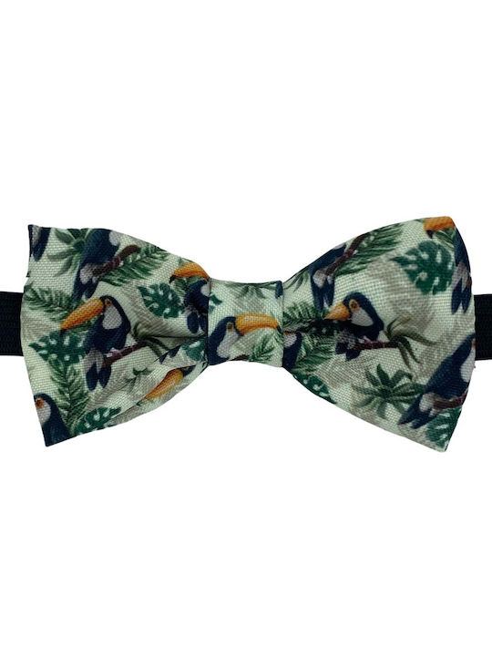 Bonjour Bebe Kids Fabric Bow Tie Green