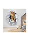 Caravelshop Autocolant Decorativ pentru Copii Perete 100x100buc