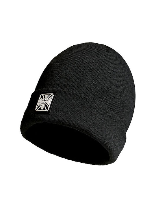 WCC Beanie Unisex Beanie Gestrickt in Schwarz Farbe