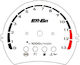 Moto Discovery Motorcycle Single Stand in White Color 000117