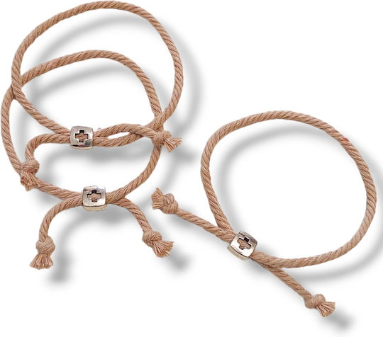 The Art of Beading Μαρτυρικό Βάπτισης Brown 50бр