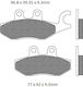 MHQ Motorcycle Brake Pads for Piaggio MP3 / X7 / X8 / X9 / X10