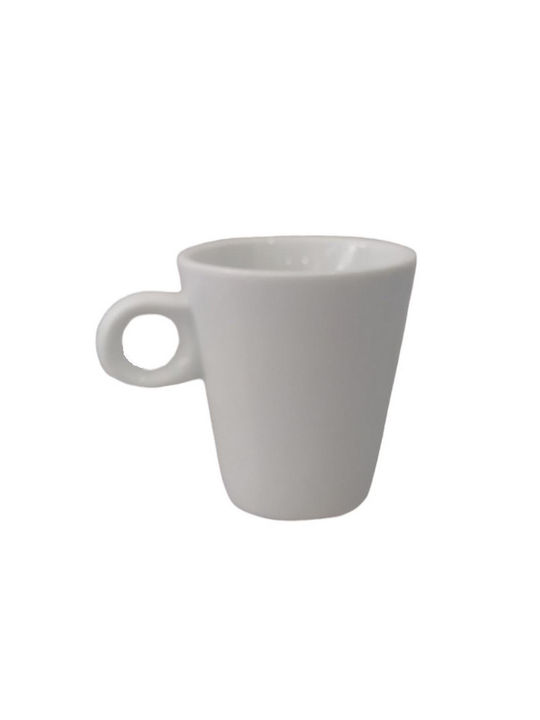 Oriana Ferelli Becher aus Porzellan Weiß 70ml