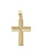 Savvidis Gold Kreuz 14K mit Kette