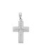 Savvidis White Gold Cross 9K with Chain