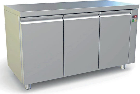 Dominox Κατάψυξη Πάγκος χωρίς Μοτέρ Υ86xΠ153xΒ70cm