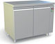 Dominox Κατάψυξη Πάγκος χωρίς Μοτέρ Υ86xΠ107xΒ70cm