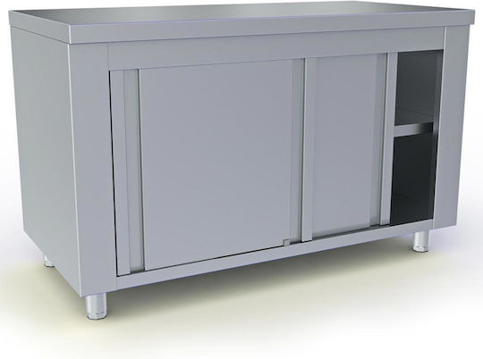 Dominox Ερμάριο με Συρόμενες Πόρτες 140x70x86cm