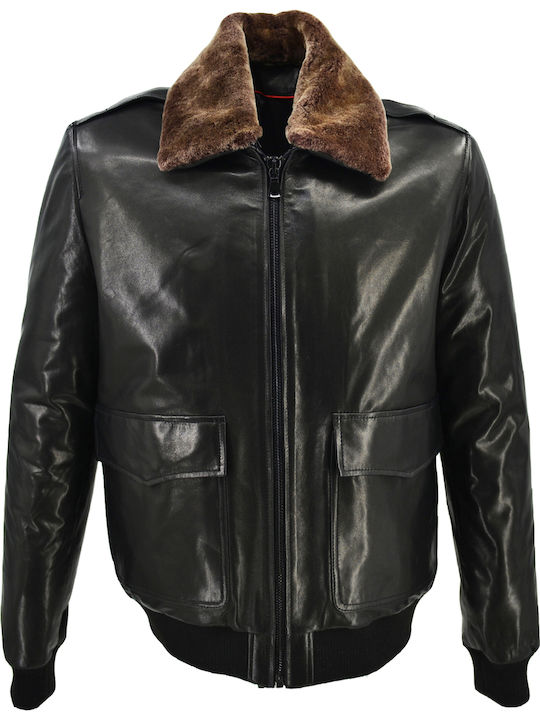 Dermatina 100 Leather Jacket Black