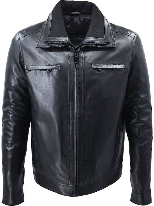 Dermatina 100 Leather Jacket Black