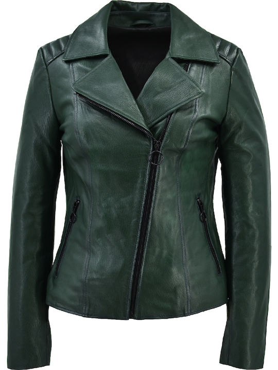 Dermatina 100 Piele Jachetă de femei Biker Jack...