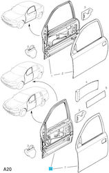 Opel Πόρτα Αυτοκινήτου για Opel Astra