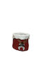 Interni Oggi Weihnachtlich Brotkorb Rot L25xB25xH25xD25cm.