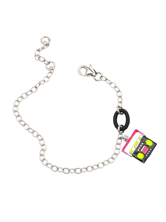 Woofie Kinderarmband Kette aus Silber
