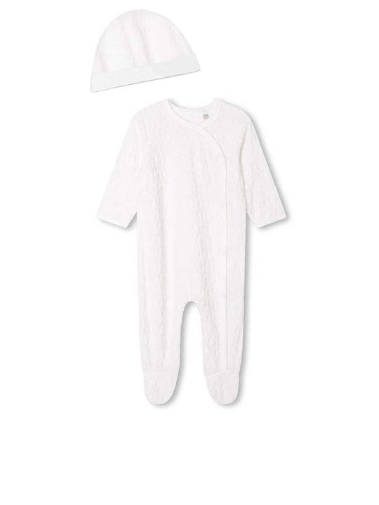 Michael Kors Baby Bodysuit Set with Accessories White