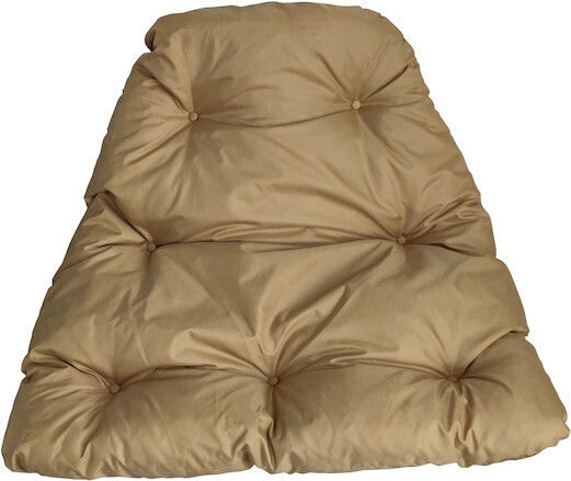 Epiplo-Fos Waterproof Swing Cushion Garden Chair Cushion Beige 105x105cm