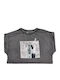 Kinderhemd Kurzarm Gray
