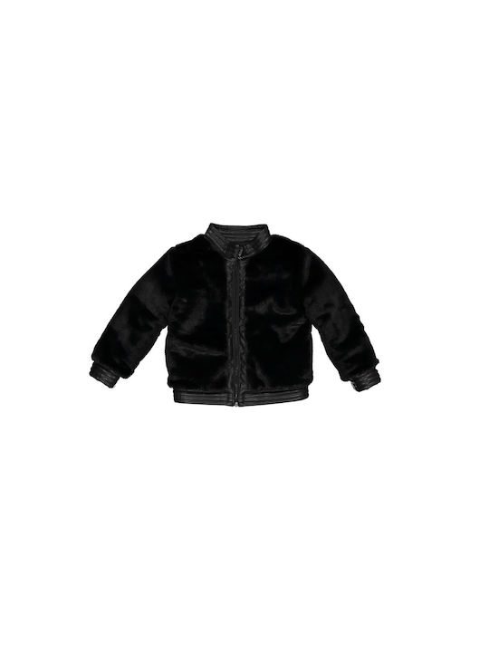 Birba Trybeyond Girls Fur Coat Black