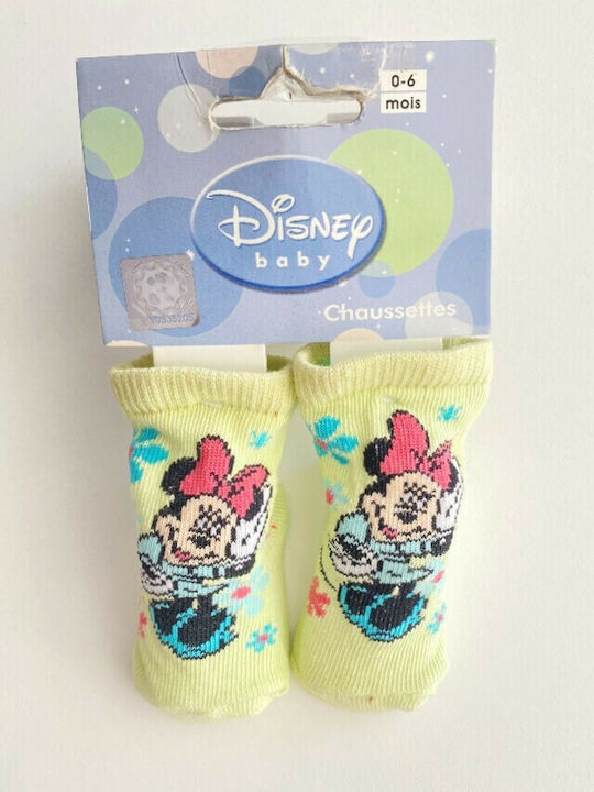 Disney Girls Knee-High Socks Yellow