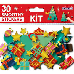 Global Gift Weihnachtsaufkleber 30 Stück