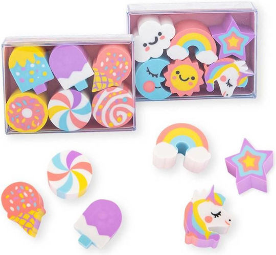 Trend Haus Eraser for Pencil and Pen (Μiscellaneous Designs/Colors) 1pcs