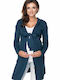 PeeKaBoo Maternity Cardigan Blue