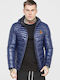 Sik Silk Men's Winter Puffer Jacket Blue