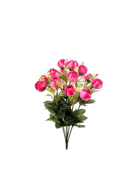 Arpimex Srl Strauß aus Künstlichen Blumen Pfingstrose Rosa 38cm 10Stück