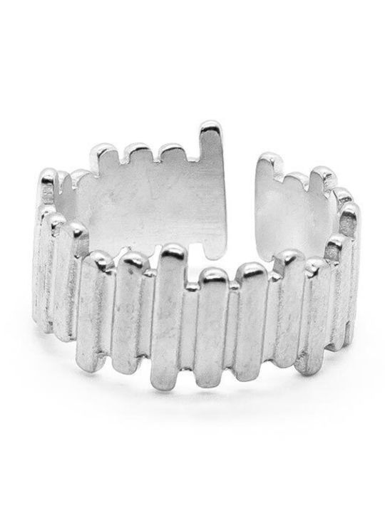 Piercing.gr Ring made of Steel Gold Plated