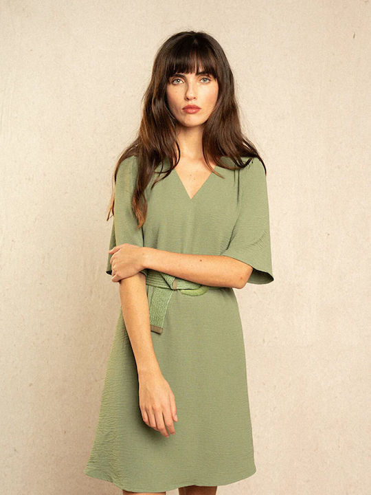 Summer Mini Dress Green