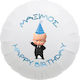 Balon Folie Rotund Alb 43buc