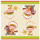 Party Napkins Multicolored 20pcs