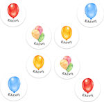 Party Sticker Set of 8pcs PINK31016