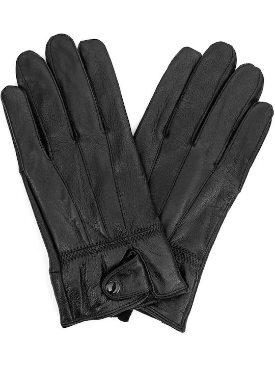 Fragosto Schwarz Leder Handschuhe