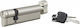 Thirard Lock Cylinder Security 100mm (30-70) with Knob and 3 Keys Silver