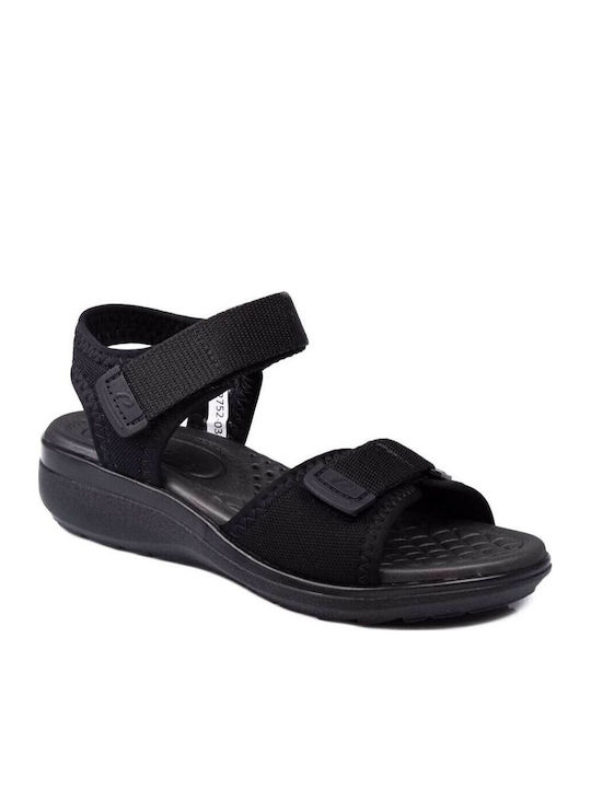 Γυναικεία Σανδάλια Flatforms Μαύρα