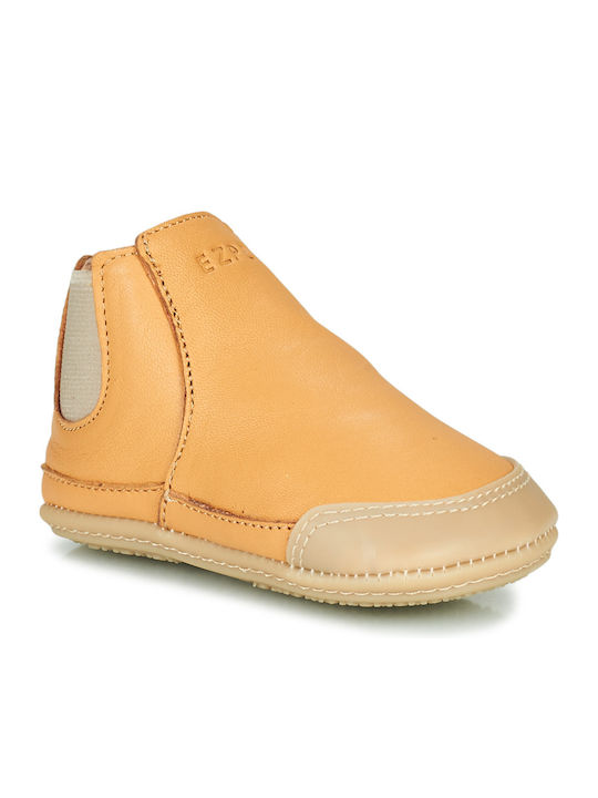 Easy Peasy Kinderhausschuhe Stiefel Braun
