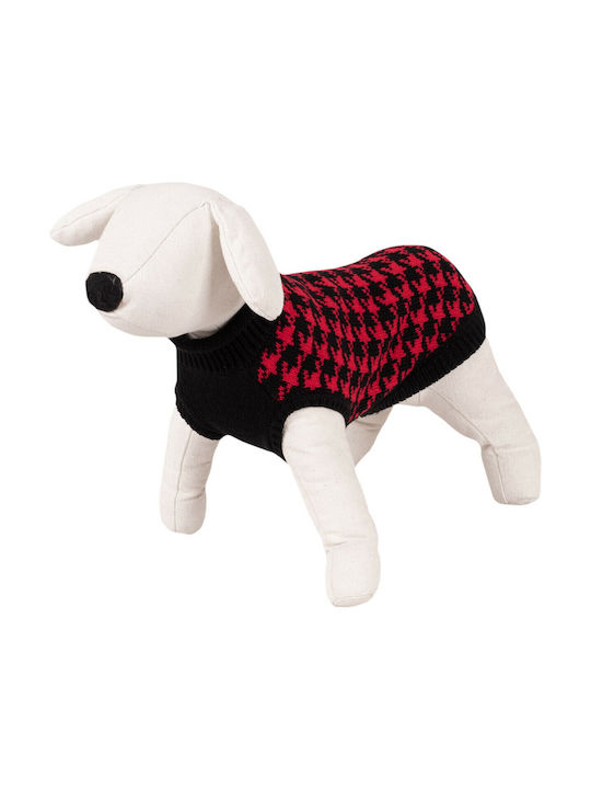 Happet Strickpullover Hund in Rot Farbe 30cm.