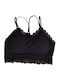 Potre Bralette Черен Женски бралет сутиен