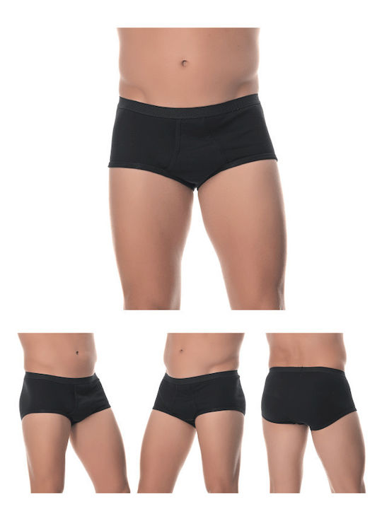 Herren Boxershorts Schwarz 4Packung