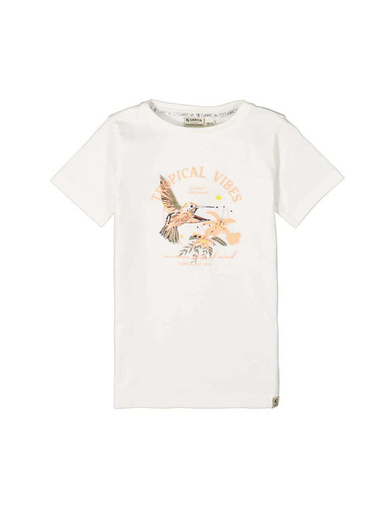 Garcia Jeans Kinder T-shirt Weiß