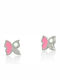Bijou Box Hypoallergenic Kids Earrings Studs Butterflies from Silver