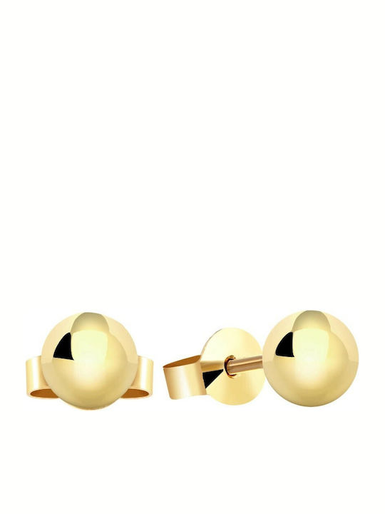 Eforo Kids Earrings Studs from Gold 14K