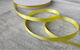 Riniotis Satin,σατεν Band Monochrom Gelb mit Br...