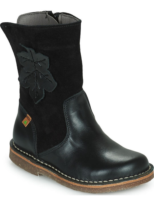 Kinderstiefel mit Reißverschluss Schwarze