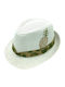 LiebeQueen Kids' Hat Fedora Straw Children's Pineapple White