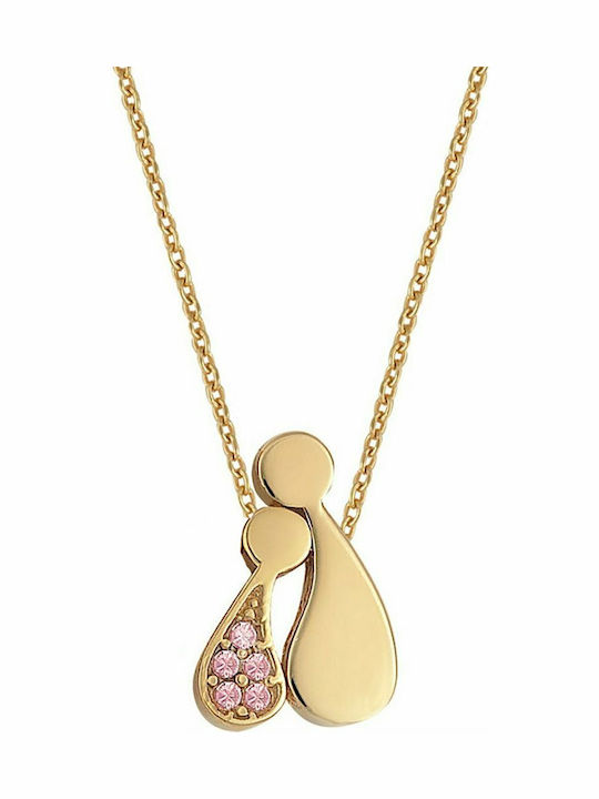 Paraxenies Family from Gold Plated Silver with Zircon