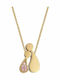 Paraxenies Family from Gold Plated Silver with Zircon