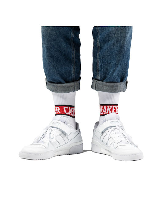 SneakerCage Men's Socks White